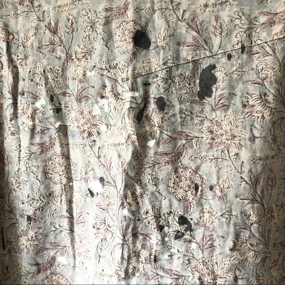 NWT New MAGNOLIA PEARL Free People Block Print Kelly Western Blouse Shirt Rambha - Picture 9 of 13